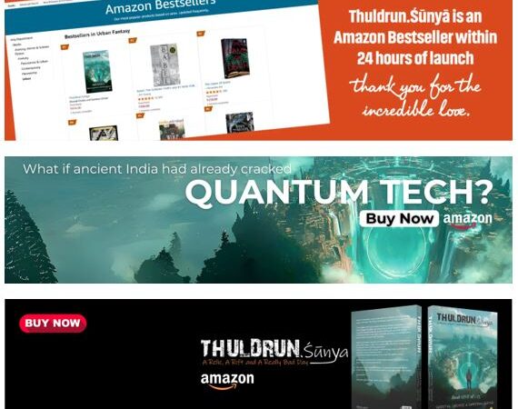 Thuldrun.Sunya Blends Ancient Indian Mythology with Modern Science, Debuts at #1 Bestseller in the Urban Fantasy Category