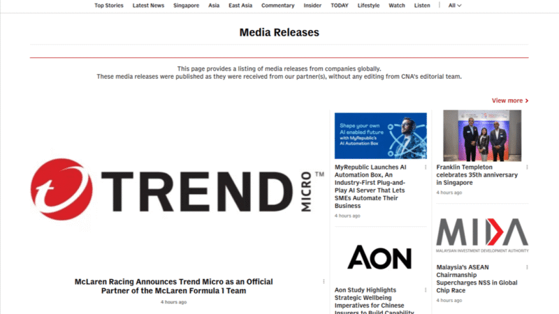 Media OutReach Newswire Strengthens Press Release Distribution Network in Singapore and Southeast Asia