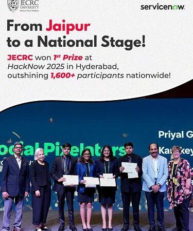 Innovation Just Found its New Address – JECRC University, Jaipur