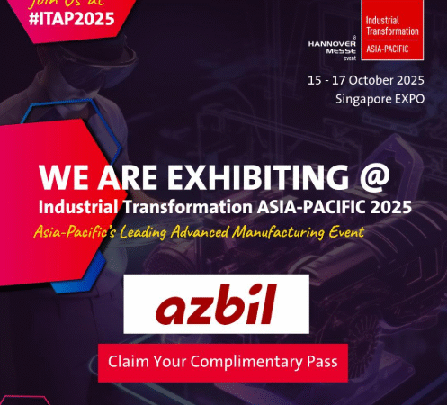 Azbil to Present Data-Driven Solutions at Industrial Transformation ASIA-PACIFIC (ITAP) 2025
