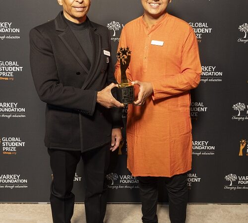 Bihari Winner of USD 100,000 Global Student Prize Returns Home, Calls for an "Entrepreneurship Revolution" to Empower India's Underserved Youth