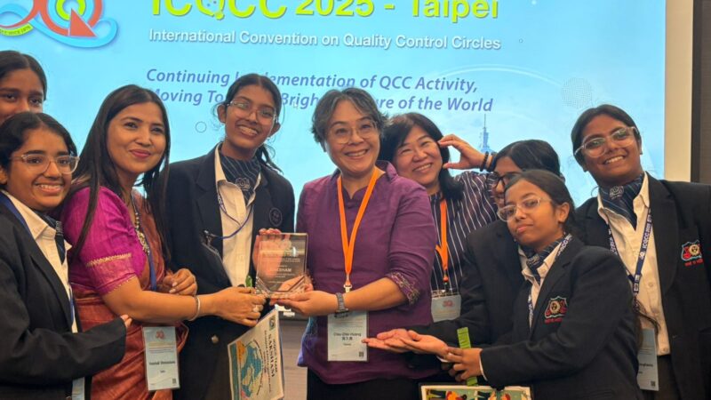 Scindiya Kanya Vidalaya, Gwalior wins 2 Gold Awards at the ICQCC 2025 Taiwan