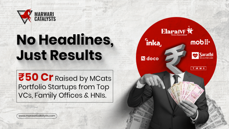 Funding News: Rs. 50 Cr Raised by Marwari Catalysts Portfolio Startups from Top VCs, Family Offices & HNIs