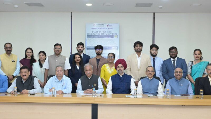 Alumnus Bikram Singh Bedi Felicitates Young Entrepreneurs at MAHE 33rd Convocation