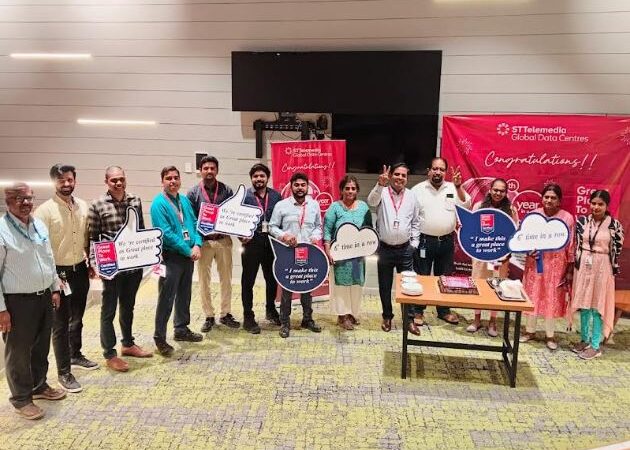 ST Telemedia Global Data Centres (India) Recognised as a Great Place to Work for the Sixth Year Running