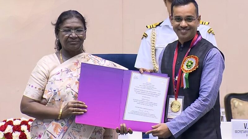 Prateek Madhav Honoured with National Award for Individual Excellence by DEPwD, MoSJ&E