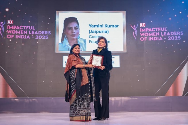 Cosmo Foundation Leadership Honoured at ET NOW&apos;s Impactful Women Leaders of India 2025