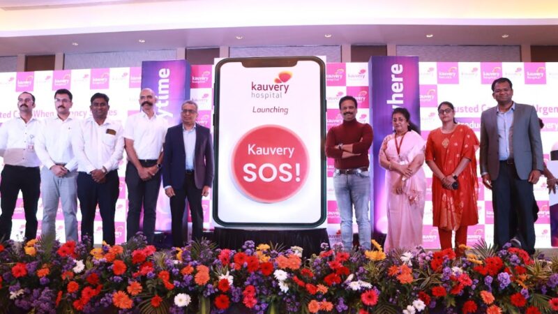 Kauvery Hospital Launches One-Tap 'SOS' Feature on Kauvery KARE App to Deliver Faster Emergency Care