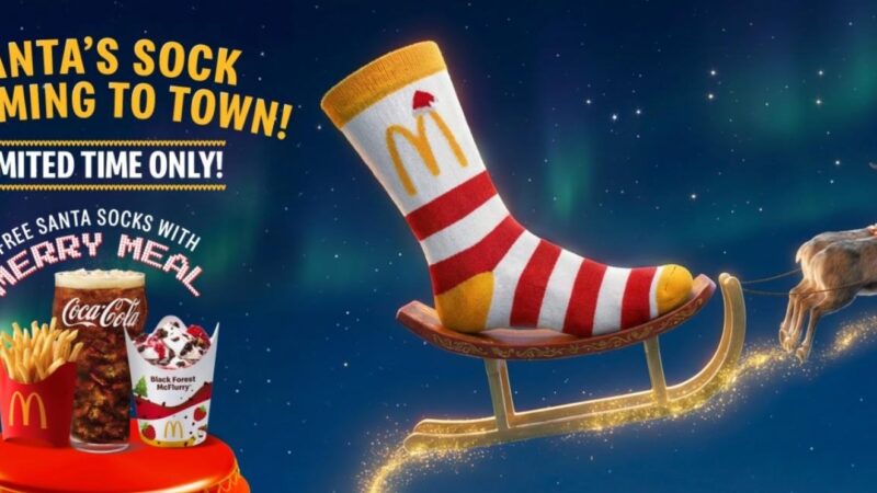 McDonald's Merry Meal's Socks Sparked Festive FOMO