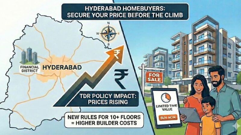 TDR Policy Explained: Why Hyderabad Homebuyers Should Buy Now Before Prices Move Up