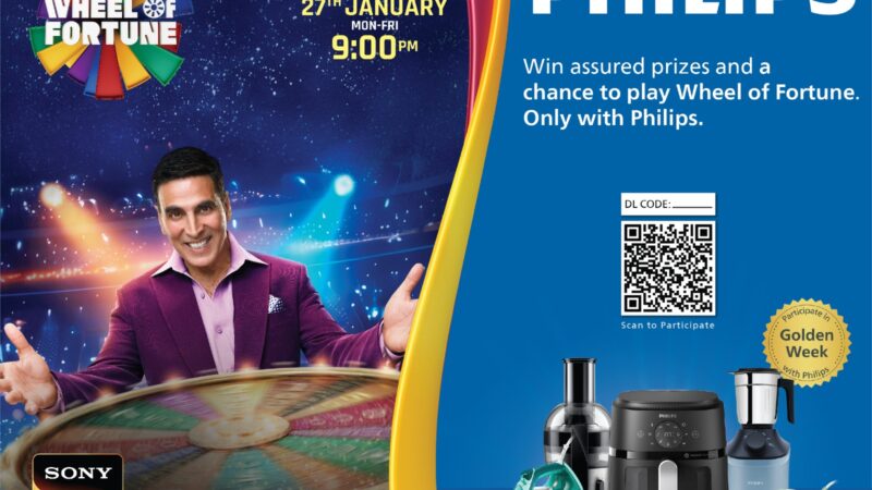 Philips Home Appliances Teams up with Wheel of Fortune, the No.1 Game Show Worldwide for a Nationwide Consumer Campaign