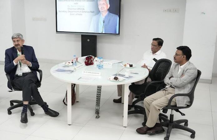 DRDO Chairman Dr Samir V Kamat Engage in Insightful Interaction with SRM University–AP Faculty