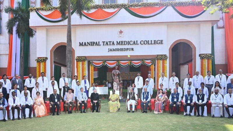 President of India Visits Manipal Tata Medical College, Jamshedpur