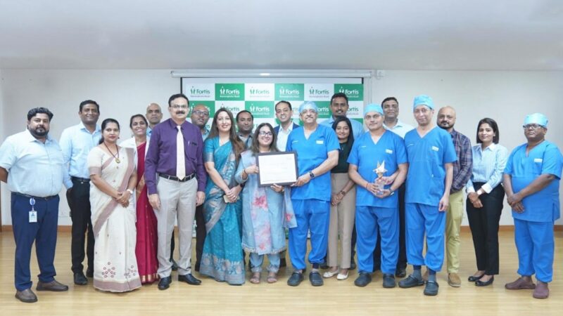 FICCI Advantage Healthcare India 2026 Honours Fortis Bannerghatta Road as One of India's Leading Kidney Transplant Centre