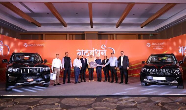JK Cement Strengthens Dealer Partnerships with 'Gathbandhan 2026', Rewards Top Performers with cars in Lucknow