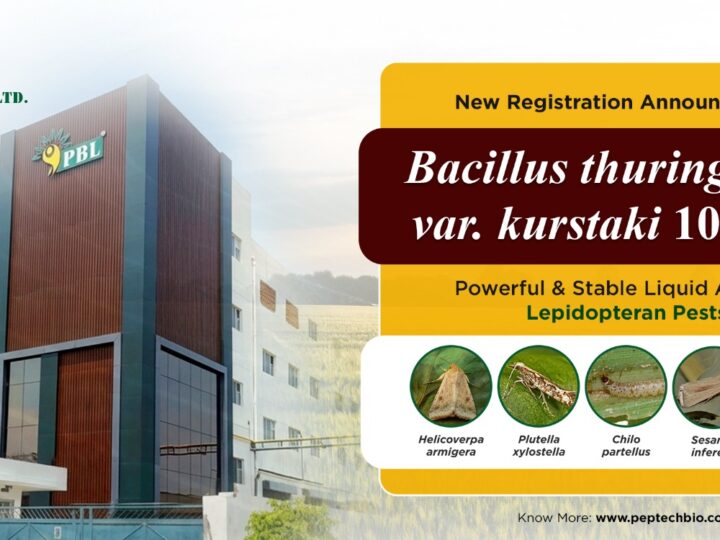 Peptech Biosciences Ltd. Announces CIBRC Registration of Bacillus thuringiensis kurstaki (BTK) 10% WSL