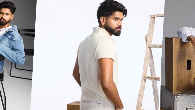 Pepe Jeans London Collaborates with Shreyas Iyer for ELLE's April Edition