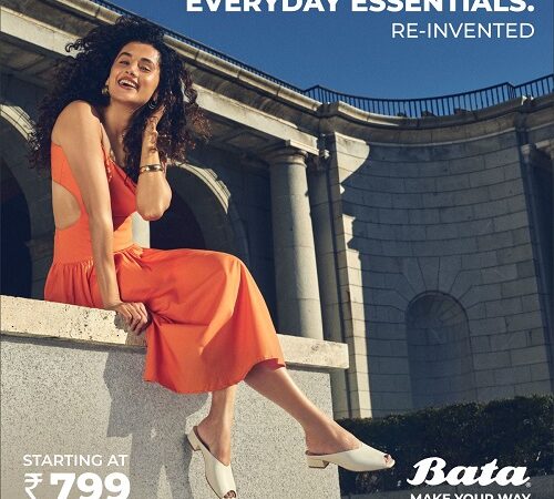 Bata India launches new "Everyday Essentials" featuring Taapsee Pannu