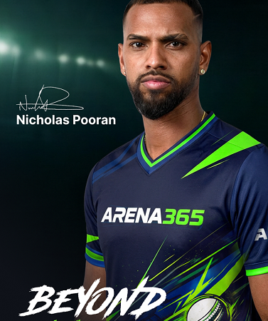 Arena365 Appoints Nicholas Pooran as Brand Ambassador, Launches New Athlete Partnership Model