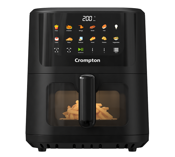 Crompton Launches Ameo Pro 5.5L Air Fryer with Even Heating Technology for Consistent Cooking