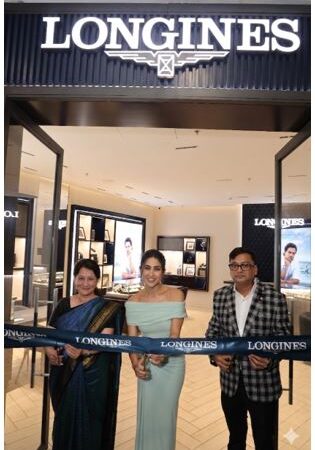 Longines Friend of the Brand Sara Ali Khan Inaugurates Brand's Boutique in Hyderabad