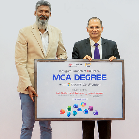 Chandigarh University MCA Online Students to Undergo Microsoft Certifications for Better Employability & Industry Readiness