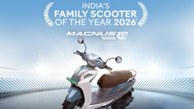 Ampere Magnus G Max by Greaves Electric Mobility Wins 'Family Scooter of the Year' at Times Drive Auto Summit and Awards 2026