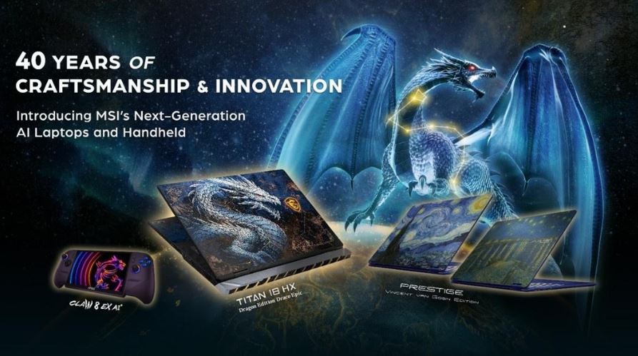 MSI Showcases Latest Gaming Laptops and Its First NVIDIA RTX Spark-Powered Laptop at COMPUTEX 2026