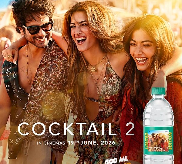 Bisleri Launches Limited-Edition Cocktail 2 Bottles Featuring Shahid Kapoor, Kriti Sanon and Rashmika Mandanna