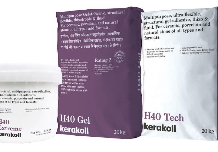 Kerakoll Strengthens H40 Family, Reinforcing H40 Gel Legacy and Introducing Next-Generation Adhesive Solutions in India