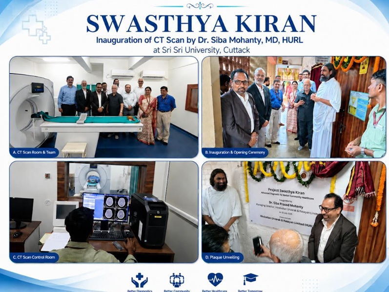 The Art of Living and HURL Inaugurate Project SWASTHYA KIRAN: A New Light for Diagnostic Healthcare in Odisha