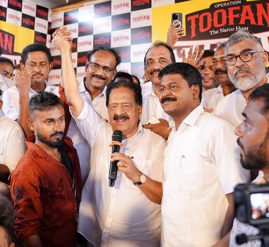 Feet on the Street: Ramesh Chennithala Takes Operation, Toofan's Fight to Perumbavoor's Ground Zero