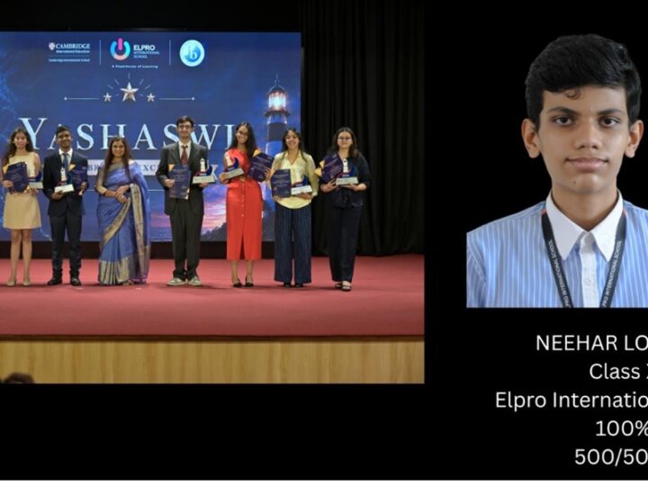 Elpro International School Celebrates Remarkable CBSE Class 10 Results with a Perfect 500/500
