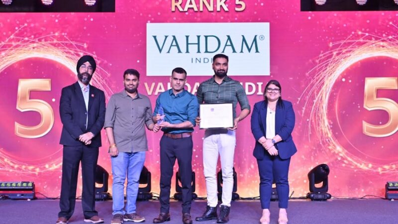 VAHDAM® India Ranks Among India's Top 5 Great Workplaces 2026