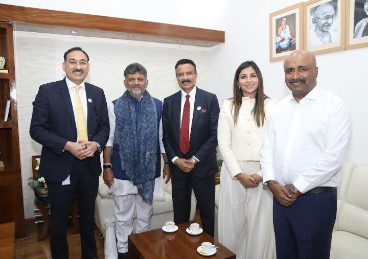 Dr. Azad Moopen Meets Shri D.K. Shivakumar; Reaffirms Aster DM Quality Care's Commitment to Karnataka with Rs 1,315 Crore Investment