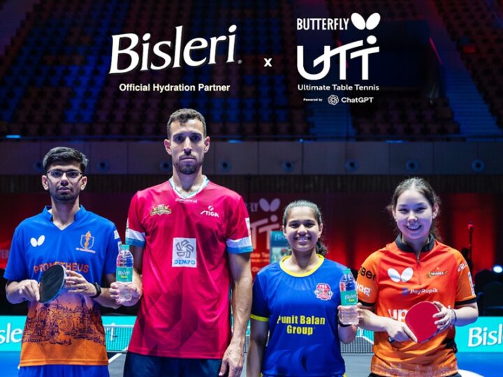 Bisleri International Partners with Ultimate Table Tennis as Official Hydration Partner for the Second Year