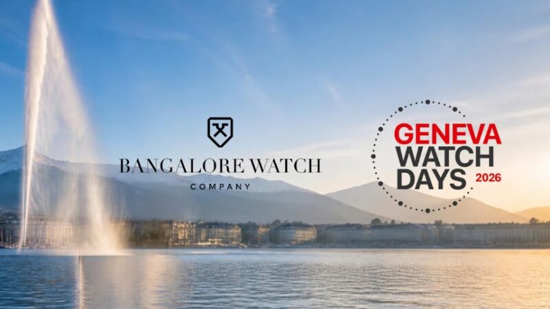 Bangalore Watch Company Debuts at Geneva Watch Days