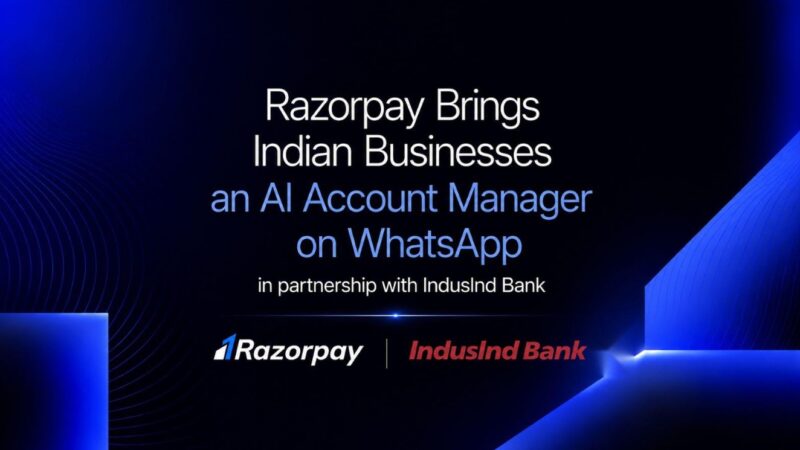 Razorpay Launches a Conversational AI Account Manager 'RAY' on WhatsApp For Businesses, in Partnership with IndusInd Bank