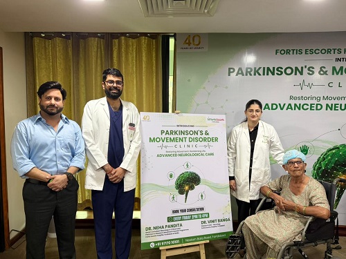 Fortis Escorts Faridabad Launches Faridabad's First Dedicated Parkinson's and Movement Disorders Clinic