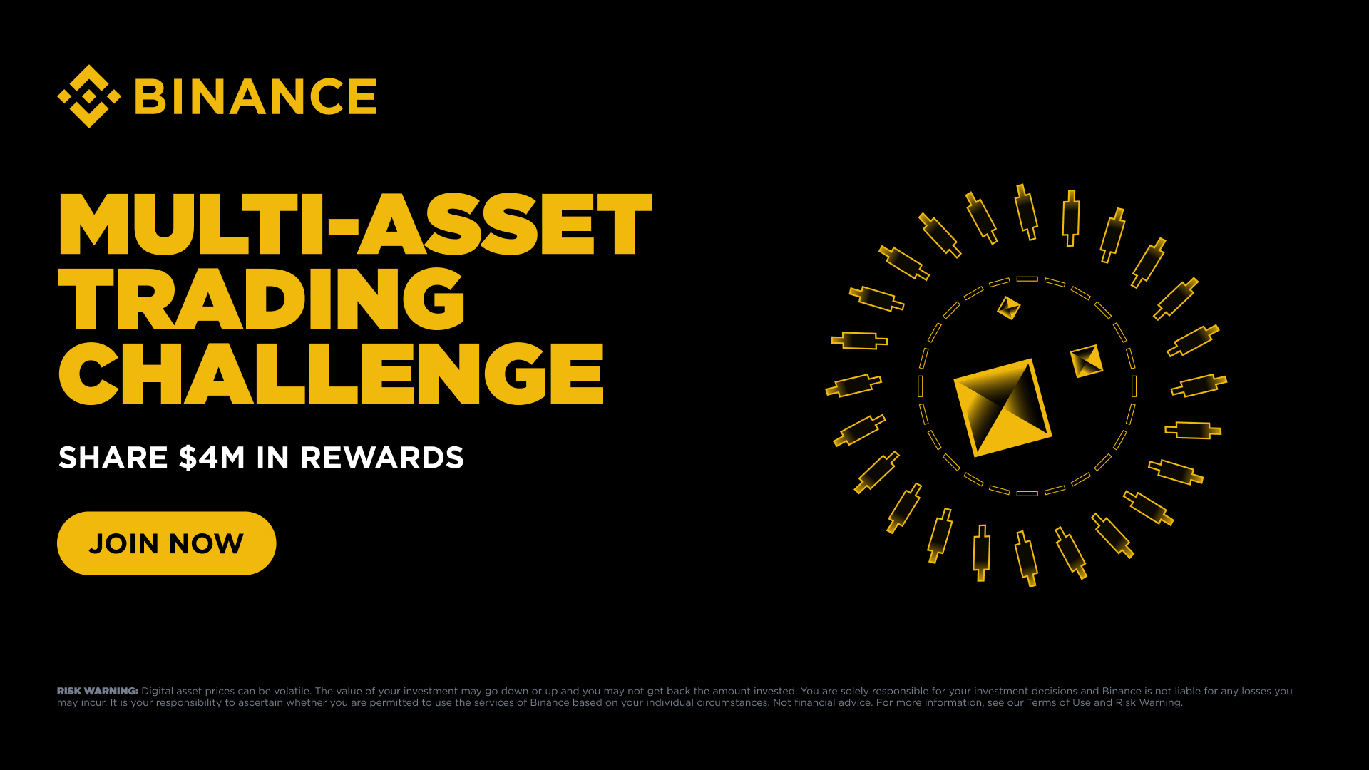 Binance Traders League Season 4: Trade Crypto, bStocks & Futures to Share USD 4M in Rewards