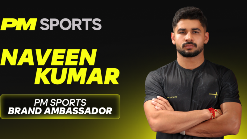 PM Sports Welcomes Kabaddi Star Naveen Kumar as Brand Ambassador