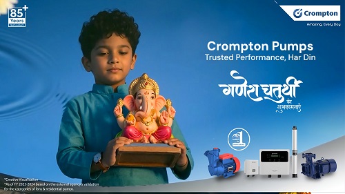 Crompton Unveils AI-Powered Ganesh Chaturthi Film Highlighting its Smart and Connected Pumps Blending in the Festive Spirit