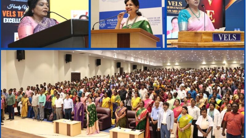 VELS University Honours More than 2,000 Teachers Across Tamil Nadu
