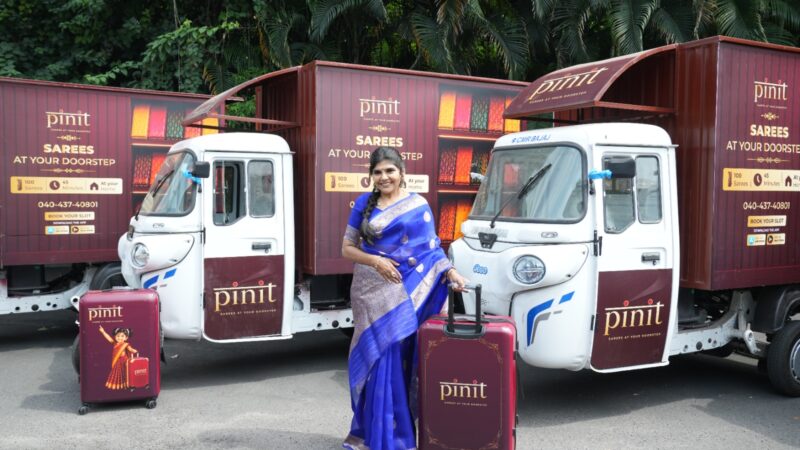 Pinit Launches Quick-Commerce Saree Platform with 45-Minute Doorstep Fulfilment