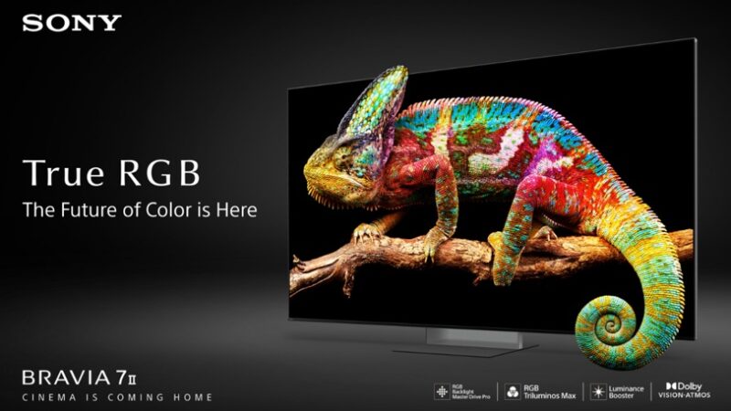 The Future of Colour is Here: Sony Introduces its True RGB TVs Powered by RGB Backlight Master Drive Pro with BRAVIA 7II Across India