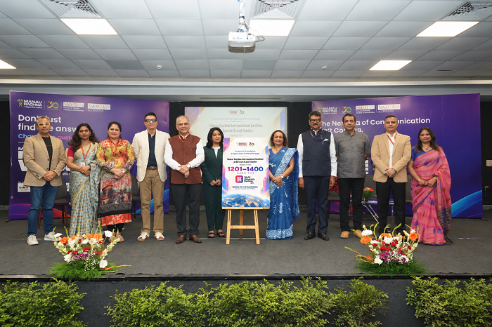 Manav Rachna Makes Significant Global Leap, Rises to 1201–1400 Band in THE World University Rankings 2027