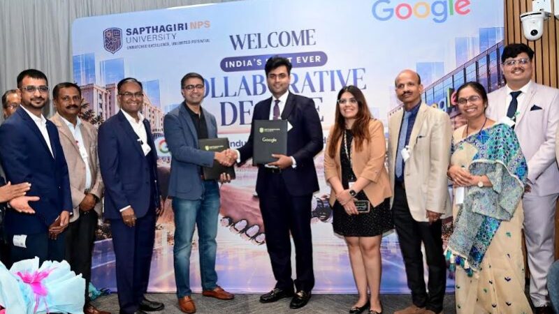 Sapthagiri NPS University Launches Its First Agentic AI Programme in Collaboration with Google