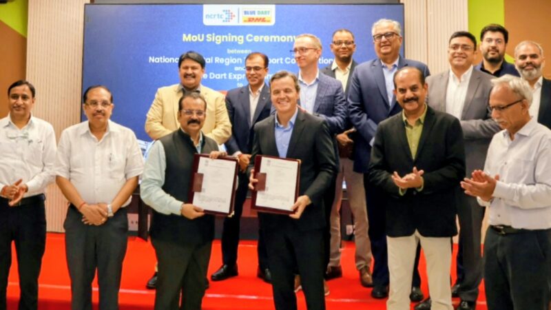 Blue Dart and NCRTC Sign MoU to Explore Express Parcel Movement on the Delhi-Meerut Namo Bharat Corridor