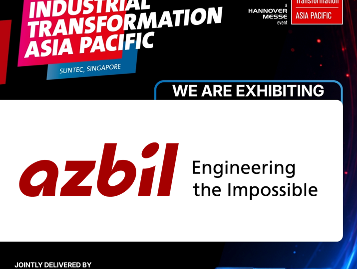 Azbil to Present Automation Solutions as a Platinum Partner at Industrial Transformation ASIA-PACIFIC 2026