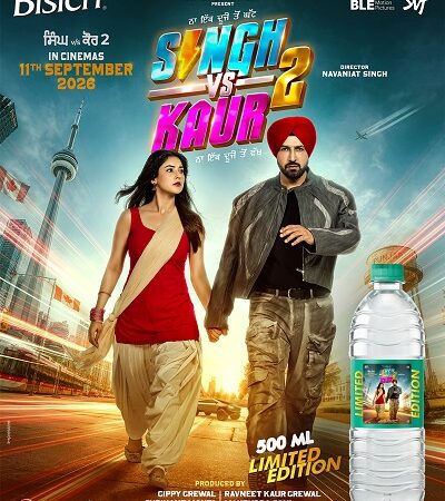Punjabi Cinema Meets Everyday Hydration as Bisleri Unveils Singh vs Kaur 2 Limited-Edition Packs